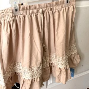CupShe Khaki skirt never worn XL